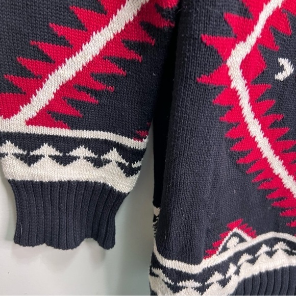 Ralph Lauren Southwestern Tunic Sweater Aztec Size Large - Picture 10 of 11